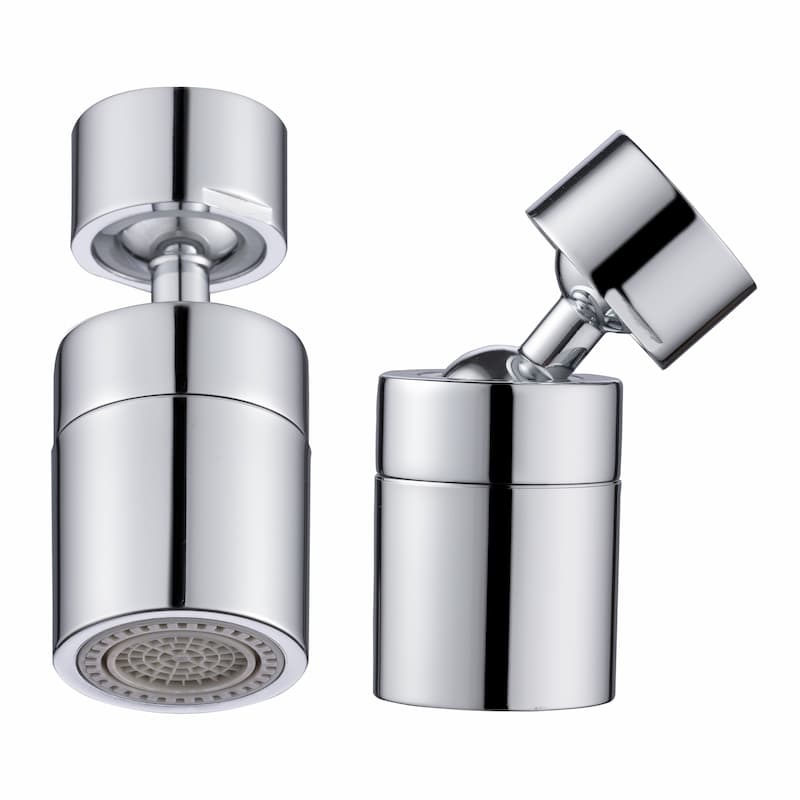 Dual ball joint two spray faucet aerator for kitchen faucet Patented swivel spray kitchen faucet aerator replacement