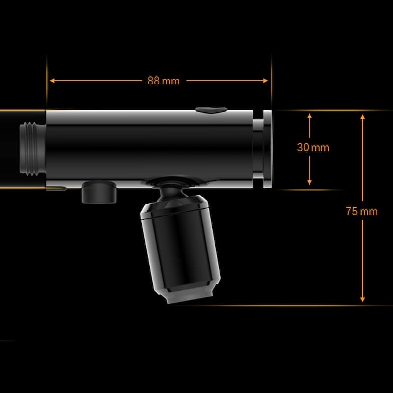 Faucet sprayer size
