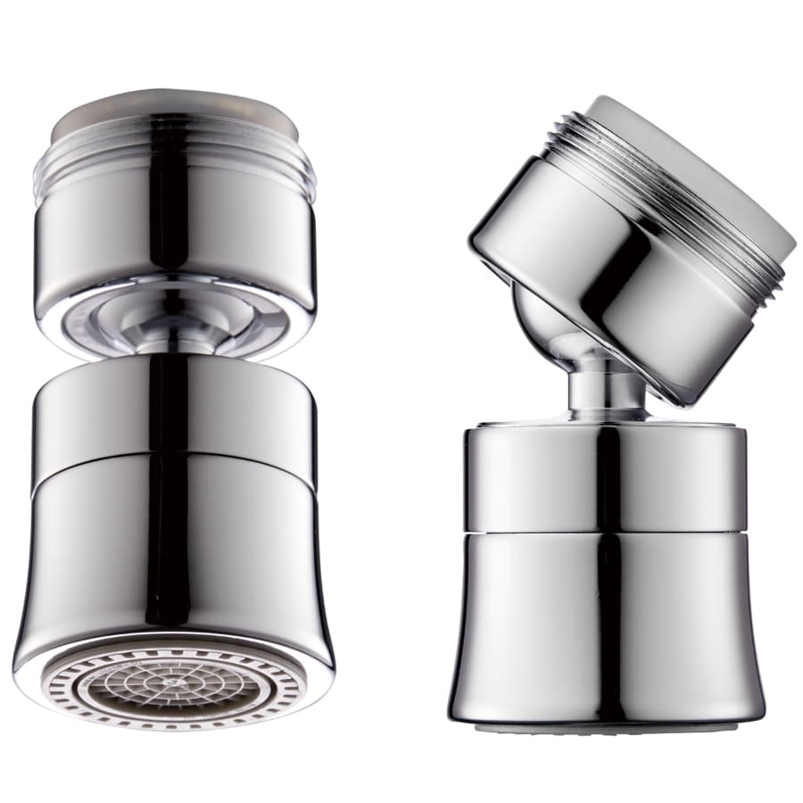 Aérateur double fonction Water Nymph en nickel brossé pour robinet