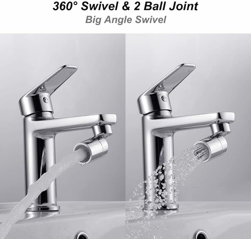 Dispositifs d'économie d'eau mâles de 24 mm pour robinets, disponibles dans le commerce de détail du bricolage.