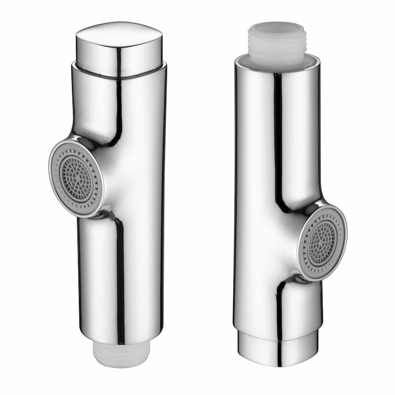 Douchette de robinet de cuisine à double fonction avec finition noire mate