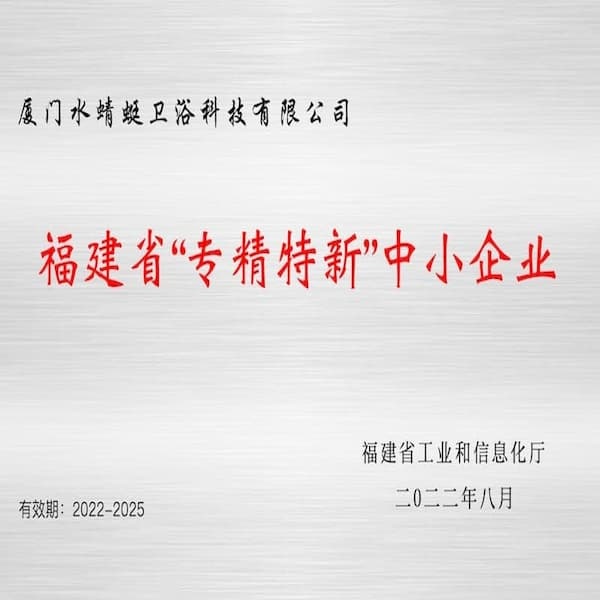 Attribueur de prix pour les petites et moyennes entreprises spécialisées et sophistiquées du Fujian